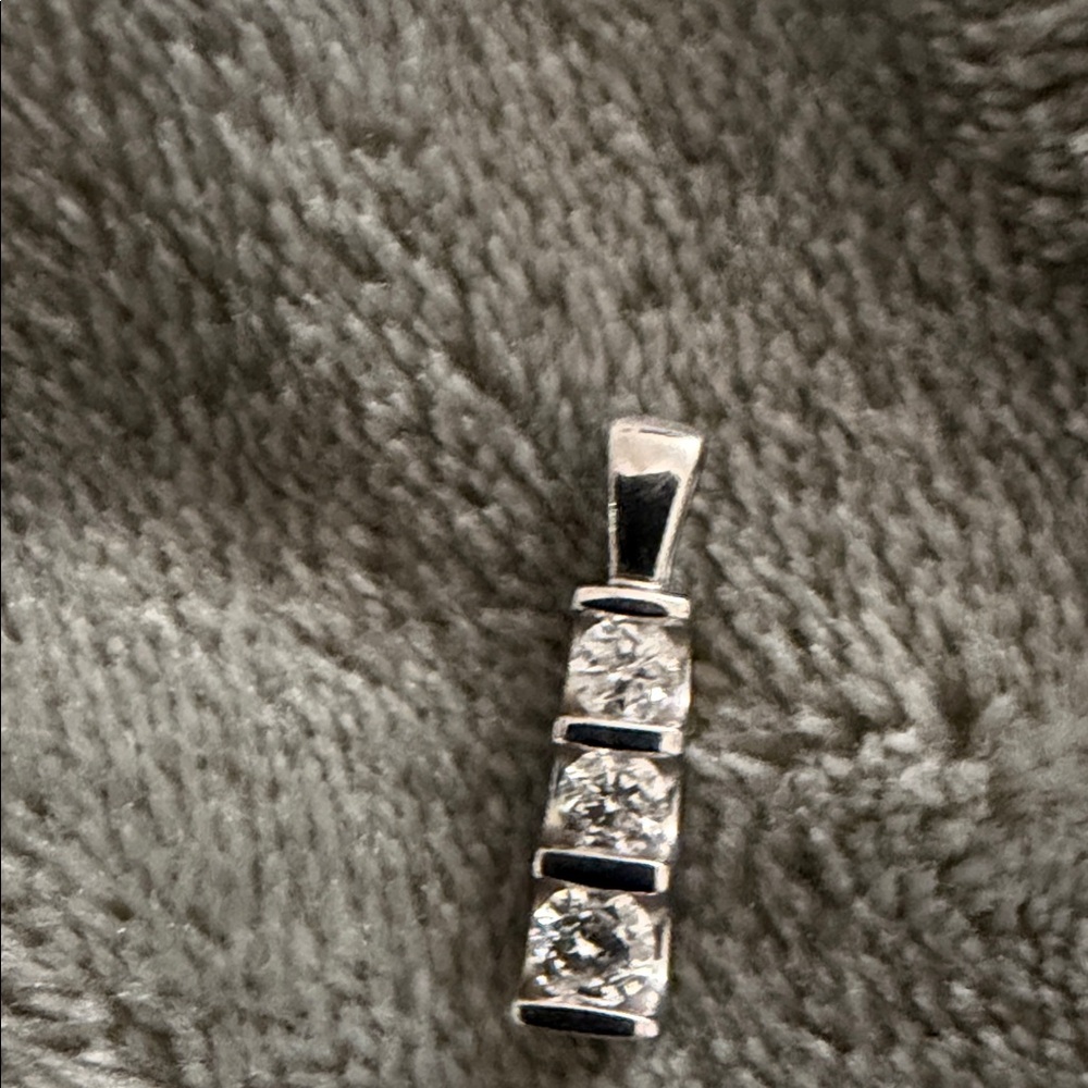1/2 carat diamond pendant.